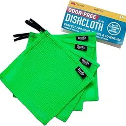 CloudEx Odor-Free Dishwash Cloths, Bacteria-Free, Easy Rinse, Multipurpose Scrubbers for Dishes, Pots, Pans and More (4pc Set) image 1