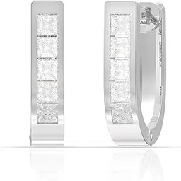 anayra fine silver jewellery ANAYRA 925 Sterling Silver Earring for Women | Hallmark Certified Simple Fine Jewellery | Great Choice for Gifting image 1