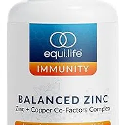 Balanced Zinc, Immune Support Supplement, Rich in Antioxidant, Zinc Copper Supplement, Source of Vitamin C, & Vitamin B6, Promotes Energy & Mood Support, Vegan, Non-GMO (60 Capsules)-picture-62