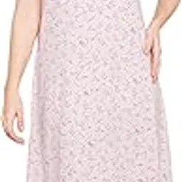 mushy mod Women's Cotton Lines Print Knee Length Night Dress/Night Gown/Short Nighty - MM-3005-picture-10