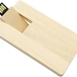 Wooden Credit Card Style USB Flash Drive, Eco Wood Design, Card-Shaped Portable Storage Device, 3.0, Upto-picture-10