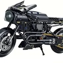 RIVORANEST 571pcs Cool Black Transformer Motorcycle Building Blocks, Motorbike Bricks Model Toys, Christmas/Thanksgiving Day Gift Multicolor-picture-12