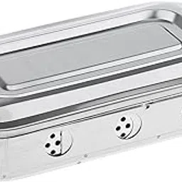 Steel Instrument Storage Hole Box with Lid Tools Surgical Medical Veterinary #A-image-34