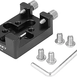 YUEOCT Telescope Dovetail Saddle Clamp Mount Base for Vixen Style Dovetail Handle Bar, with M6 1/4" Slots for Astronomical Astronomy OTA Bracket Adapter, Support Drop-in Mounting-picture-17