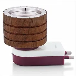 PANCA Sheesham Wooden Kapoor Dani, Pooja Camphor Diffuser for Home Bakhoor Burner Puja Kapoor Dani Electric Kapoor Dani for puja Kapoor Machine Diffuser-image-86