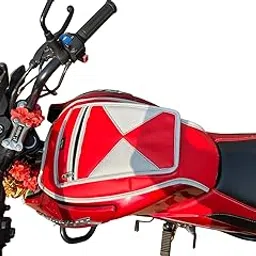 Handcrafted Bike Tank Cover and Pouch Bag Set for Hero Glamour-picture-63
