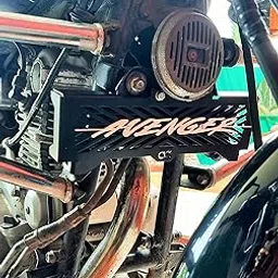 Auto Infinity Oil Cooler Guard Compatible With Bajaj Avenger 220 Cruise (White, Pack of 1)-picture-25