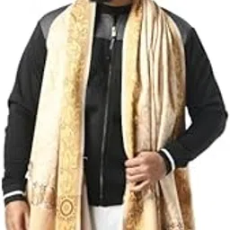 MANRA Wool Self Design Men Shawl-picture-19