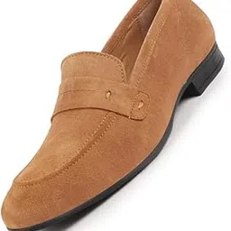 fausto Men Suede Pull-On Loafers-picture-18