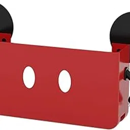 WiFi Router Storage Box Bracket Router Rack for Living Room Bedroom Tabletop Red with Ears image 1