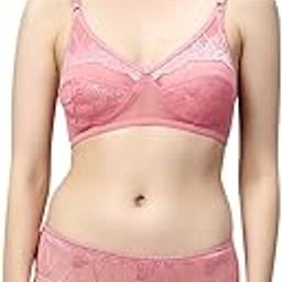 sonari Deena Bridal Lingerie Set for Women | Power Net Lace Design | Non-Padded | Medium Coverage | Adjustable Straps-picture-3