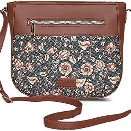zouk Women's Vegan Handcrafted U Shaped Sling Bag-picture-24