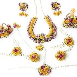 12seasons Set for Women Floral Gota Patti for Women & Girls (Mehandi/Haldi)-picture-10