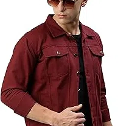 Classic Dual Pockets Casual Denim Jacket-image-6