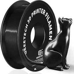 GEEETECH PLA Filament 1.75mm Silk, 3D Printer PLA Filament,1.75mm,1kg per Spool,Silk Black-picture-26