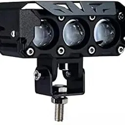 Original HJG Series of Premium Fog Light (3 Round LED HJG Fog Light) | 2 Pcs| For universal image 1