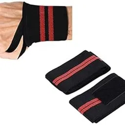 Fit Div™ Wrist Support with Thumb Loop Strap Gym Training and Exercise and Aerobatic. Wrist Band/Wrist Band for Men Gym/Wrist Supporter for Gym Weight Lifting Wrist Supporter for All Activity-picture-48