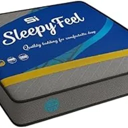 Sleepy Feet Grey Mattress with Quilted Design, Dual-Layer Construction, Comfort Elite (84 X 60 Inch)-picture-41