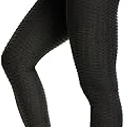 multiwa Women High Waist Bubble Textured Honeycomb Tummy Control Anti Cellulite Leggings || Slim Fit Workout Stretchable Gym Tights Leggings ||Gym wear| |Dance/Zumba Wear||Yoga Tights-picture-32