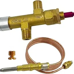 MENSI High Pressure Gas Control Valve with Inlet and Exits 1/4" Male NPT, With 36" Thermocouple, Compatible for Industry Torch Burner, Hot mix Asphalt Maintenance Equipment-picture-20