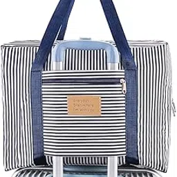 moolten Folding Fabric Travel Bags Duffles Foldable Reusable Large Carry Tote Bag Multicolor-picture-22