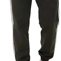 Men's Comfort Lower Cotton Rich Regular Fit Mid Rise Trackpants with Ideal for Gym & Casual Wear-picture-27