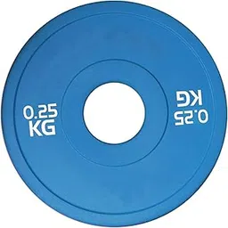 MERISHOPP Fractional Weight Plate Workout Weights for Exercise Home Gym Weight Lifting Blue 0.25kg-image-71