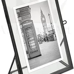 A.H Royal Decorative Black Picture Frames with Pressed Glass, Black (Vertical) (Size - 4 x 6 inch)-picture-44