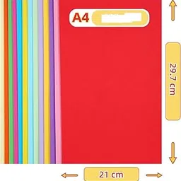 Eclet A4 100 Coloured Sheets (10 Sheets each color) Copy Printing/Art and Craft Paper Double Sided Coloured Office Stationery Children's Day Gift, Birthday Gift, Party Favors,christmas decor etc-picture-35