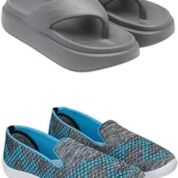 zenwear Extra Soft Classic Casual wear with Flexibility Technology Wedges Combo for Women's/Girl's(6110+3217)()-picture-28