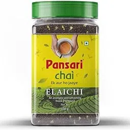 Pansari Elaichi CTC Tea / Chai | 100% Natural Assam Chaipatti Blended with Real Cardamom | Strong & Aromatic Indian Elaichi Chai | Premium Black Tea Powder for Refreshing Brew | No Added Essence | 450g Jar-picture-38