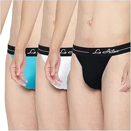 la intimo Cotton Prime Thongs for Men Innerwear | Antimicrobial Underwear for Men (Pack of 3)-picture-35