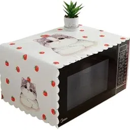 ATCAN Dust-Proof Microwave Oven Cover for Kitchen Decor - Durable, Modern Designs Oven Top Cover - Dustproof & Oil Proof Machine Protector - Kitchen Accessories - Size - 100 * 35cm (Cute Cat)-picture-10