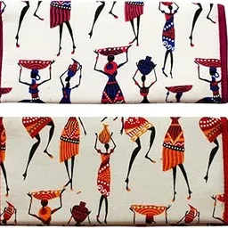 mandhania Handcrafted Warli Print Women Wallet|Clutch|Ladies Purse Pack 2-picture-49