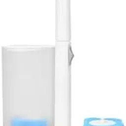 Pivalo Disposable Toilet Cleaner Brush with Sponge Head Holder and Refills Bathroom Accessory Set Household Products for Deep Cleaning (Set of 1)-picture-10