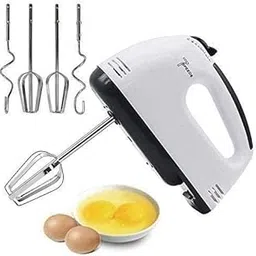 Supreme Enterprises 260W Electric Hand Blender Mixer | 7-Speed Hand Blender Electric Machine for Cake Making, Whipping Cream, and Dough Mixing | For Kitchen Home (White) V31-image-33