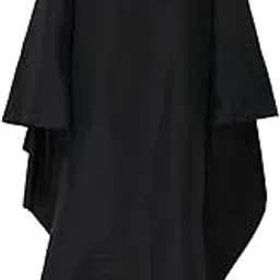 Beaupretty Professional Barber Cape Hair Salon Cutting Cape Hair Styling Cloak Smock Gown with Sleeves for Adult Men Women (Black)-image-47