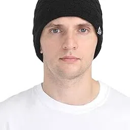 FabSeasons Unisex Acrylic Woolen Winter Beanie/Skull Cap with Faux Fur Inner Lining-picture-13