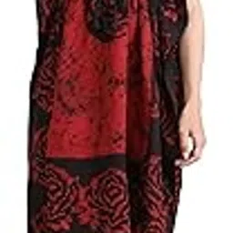 adwester Women's Cotton Kaftan - Maxi Nighty Night Gown - Short Stylish Kimono-picture-16