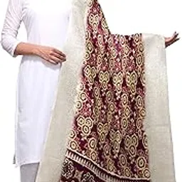 sameeha ™ Jacquard Banarasi Traditional Silk Dupatta for Women-picture-11
