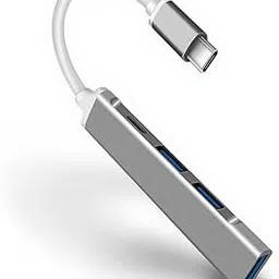 Type C USB 3.0 Hub Splitter Dock 4 Port OTG Adapter with Built‑in Cord | Aluminum Alloy Shell | 5Gbps Transfer, No External Power | Universal Compatibility-image-78