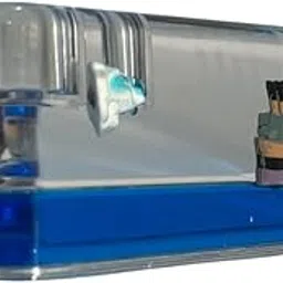 Decorative Ship Design Acrylic Paperweight with Blue Water Base-picture-16