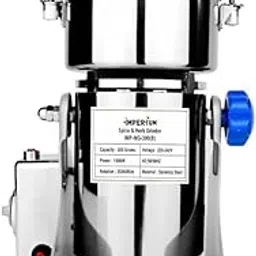 IMPERIUM® Culinary Precision: Food Grade Stainless Steel Portable Masala Grinder with 1-Year Warranty - Ideal for Dry Grinding, Spices, and Millets (300 Grams)-picture-12