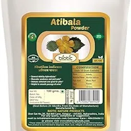 Biotic Atibala Powder (Abutilon indicum) Kangi Powder Indian Mallow - 100 g-picture-13