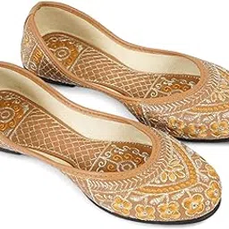kalbellia Women Ethnic Stylish Embroidered Punjabi Trendy Design Juti for Women and Girls-picture-14