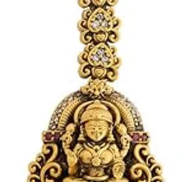 kushal's Ruby Gold Plated Ethnic Antique Tikka - 417053-picture-45