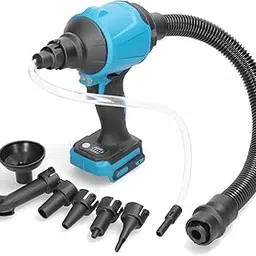 Powerful Cordless Air Duster with Variable Speed Control for Cleaning & Inflation - Rechargeable Electric Blower-picture-36