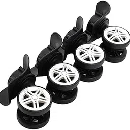 STYLEHEAVEN 4 Pieces Mute Replacement Luggage Wheels Repair Parts Casters For Travel Box-picture-25