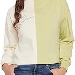 madame Women Cloure Block Beige Sweatshirt-picture-13