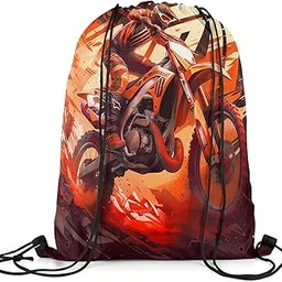 jejeloiu Black Gamer Drawstring Backpack Gaming Drawstring Backpack Game Drawstring Bags Gamepad Waterproof Cinch Bag-picture-11